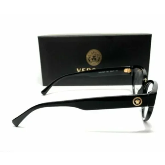 New Versace Women's Black Cat Eye Eyeglasses!